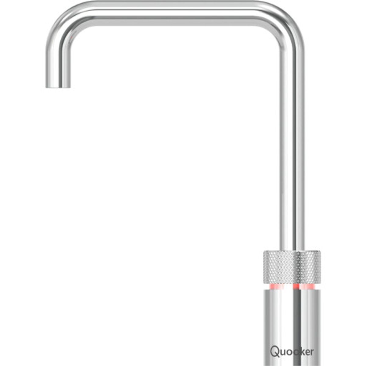 Quooker Nordic Square kogende køkkenarmatur, krom