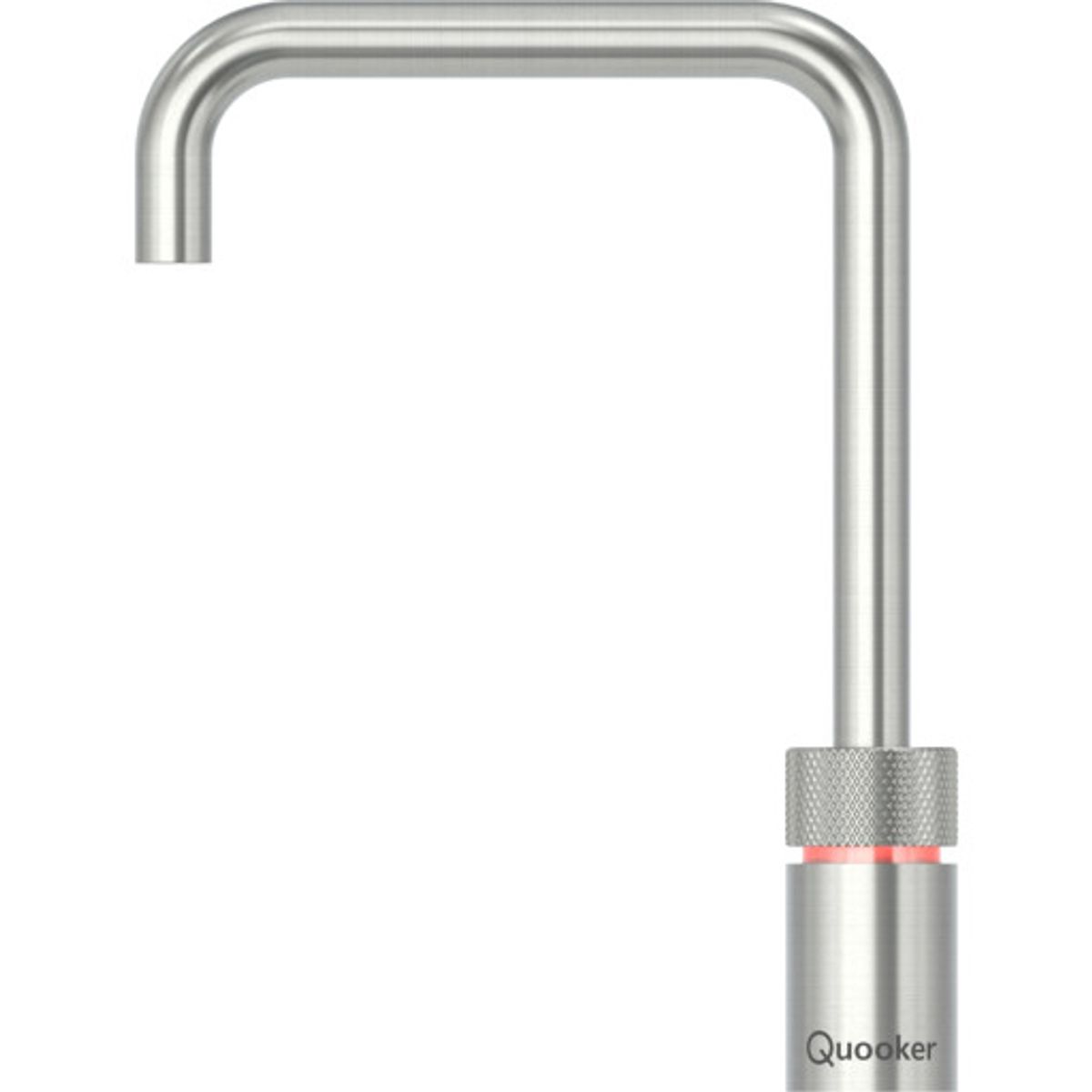 Quooker Nordic Square køkkenarmatur, stål