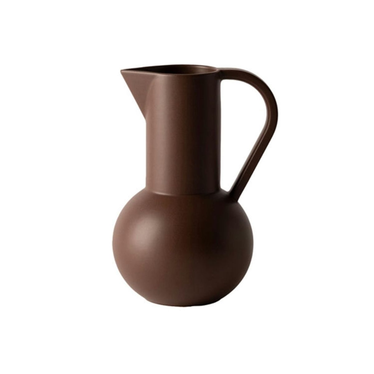 Raawii Strøm Jug Medium Chocolate