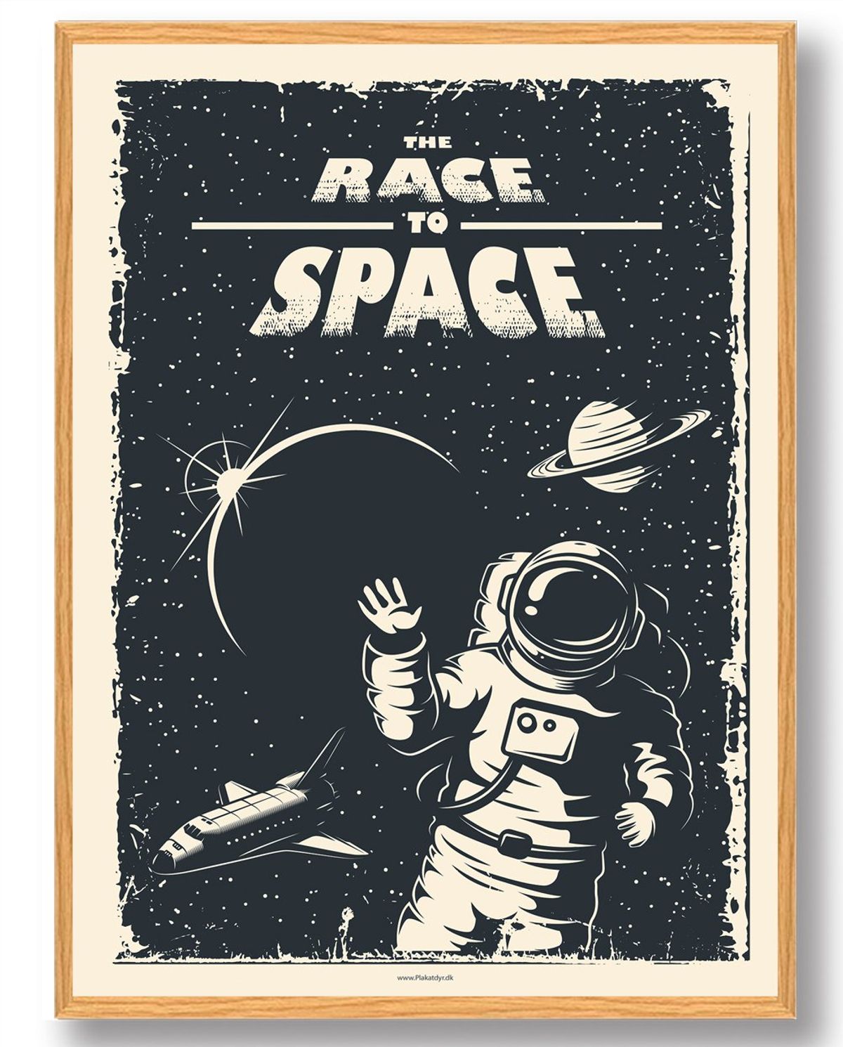 Race to space - plakat (Størrelse: L - 50x70cm (B2))