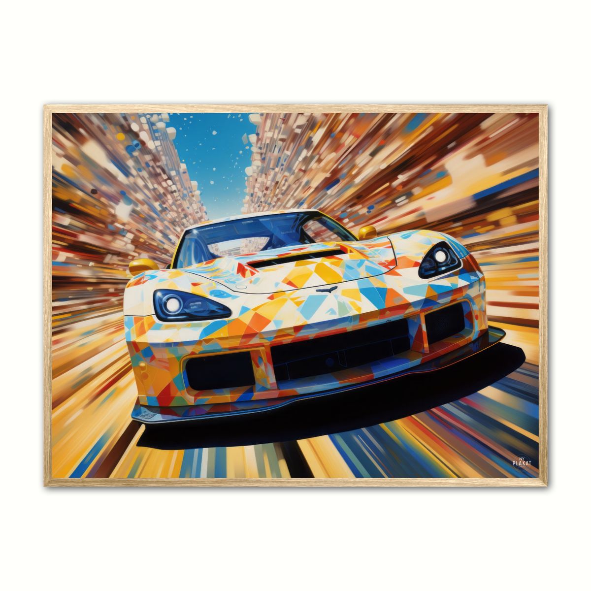 Racecar Fantasy plakat 21 x 29,7 cm (A4)