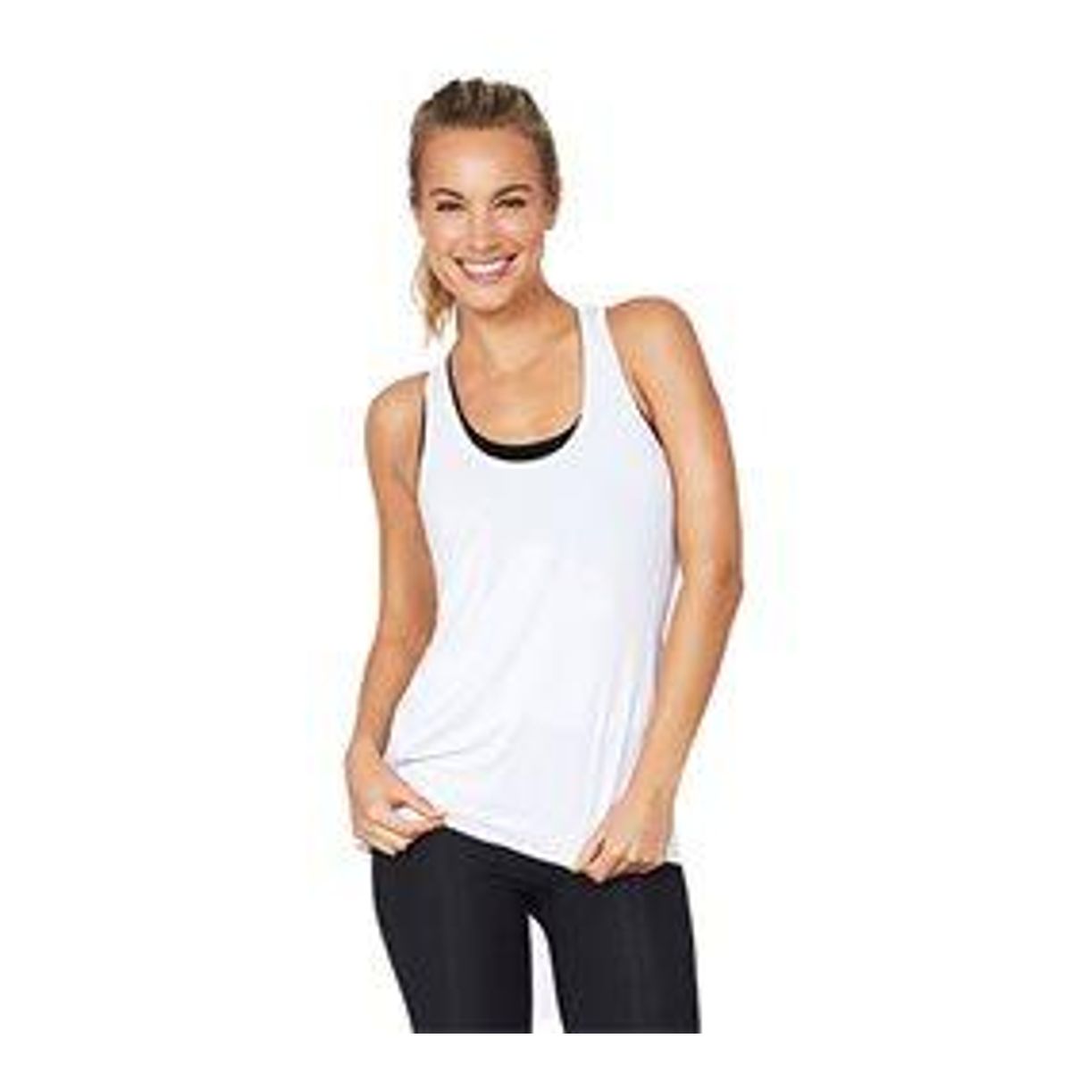 Racerback Tank Top Active hvid str. L