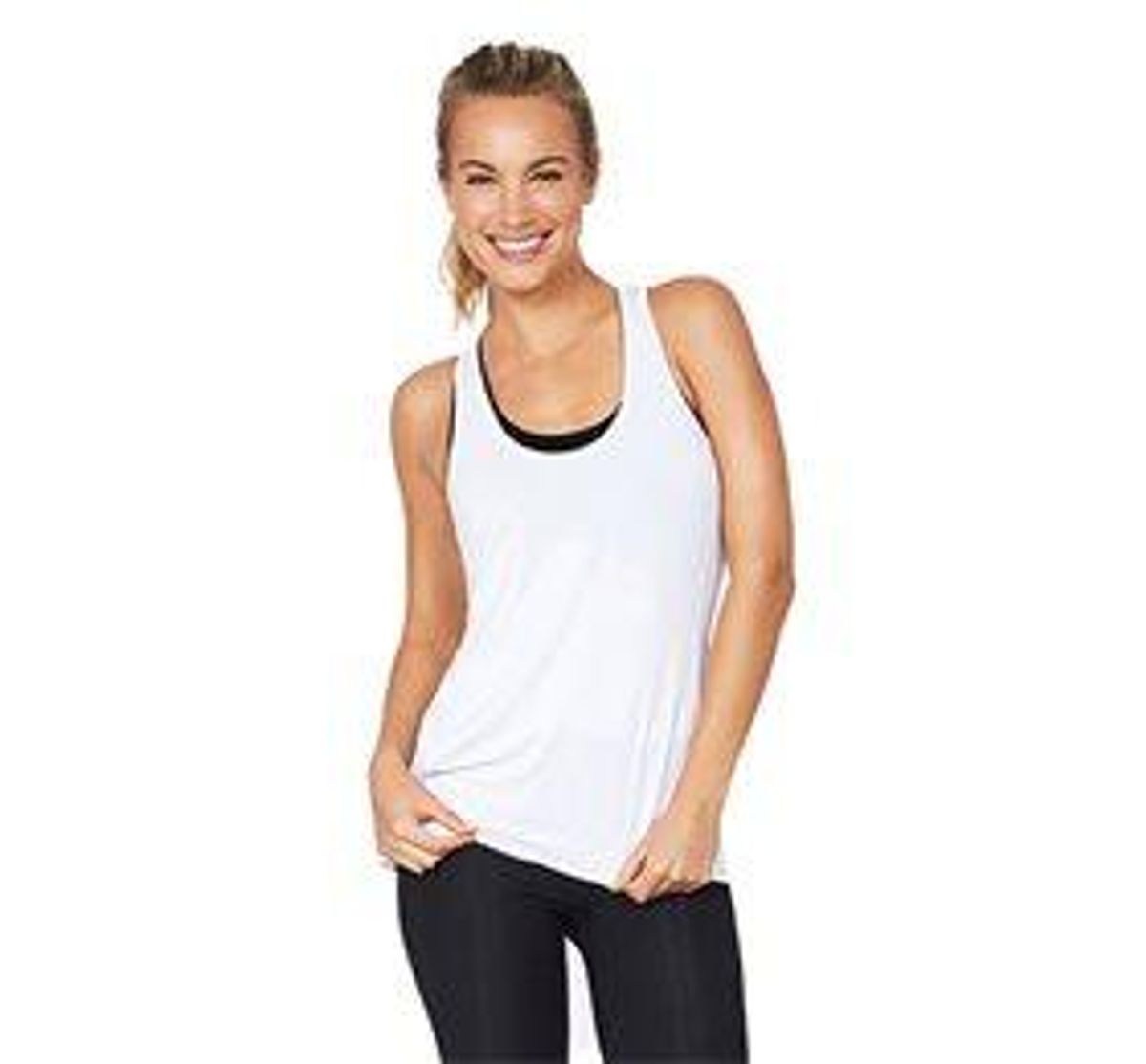 Racerback Tank Top Active hvid str. M