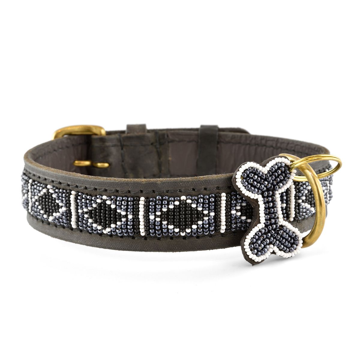 Rafiki black hundehalsbånd Zinj Design