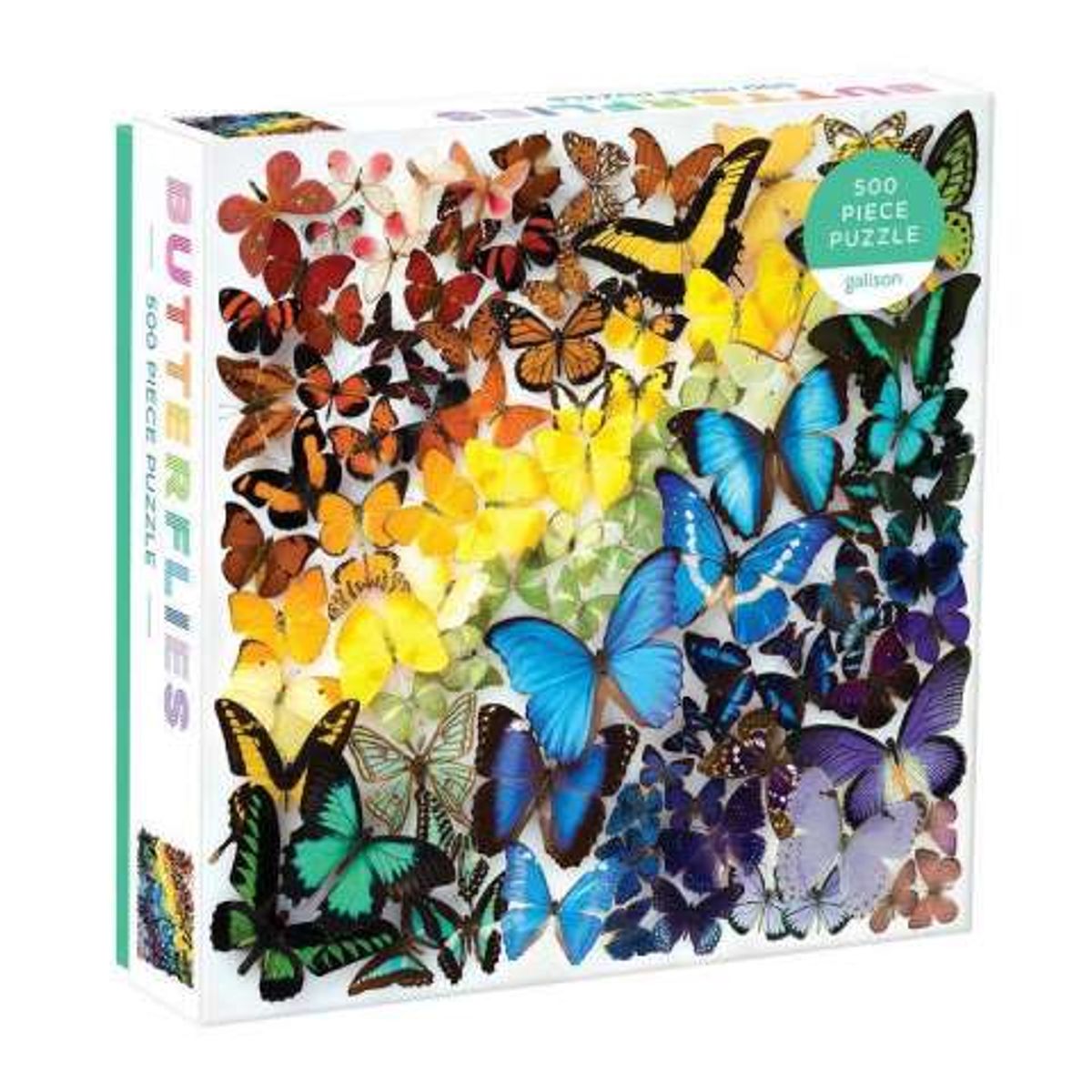 Rainbow Butterflies - 500 brikker