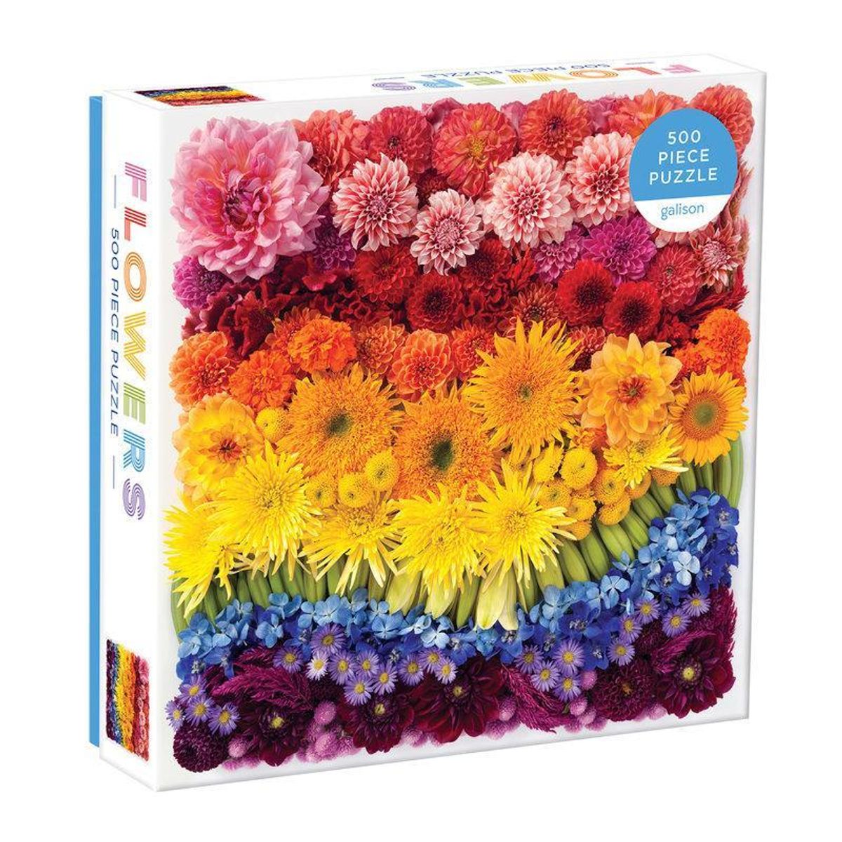 Rainbow Summer Flowers - 500 brikker