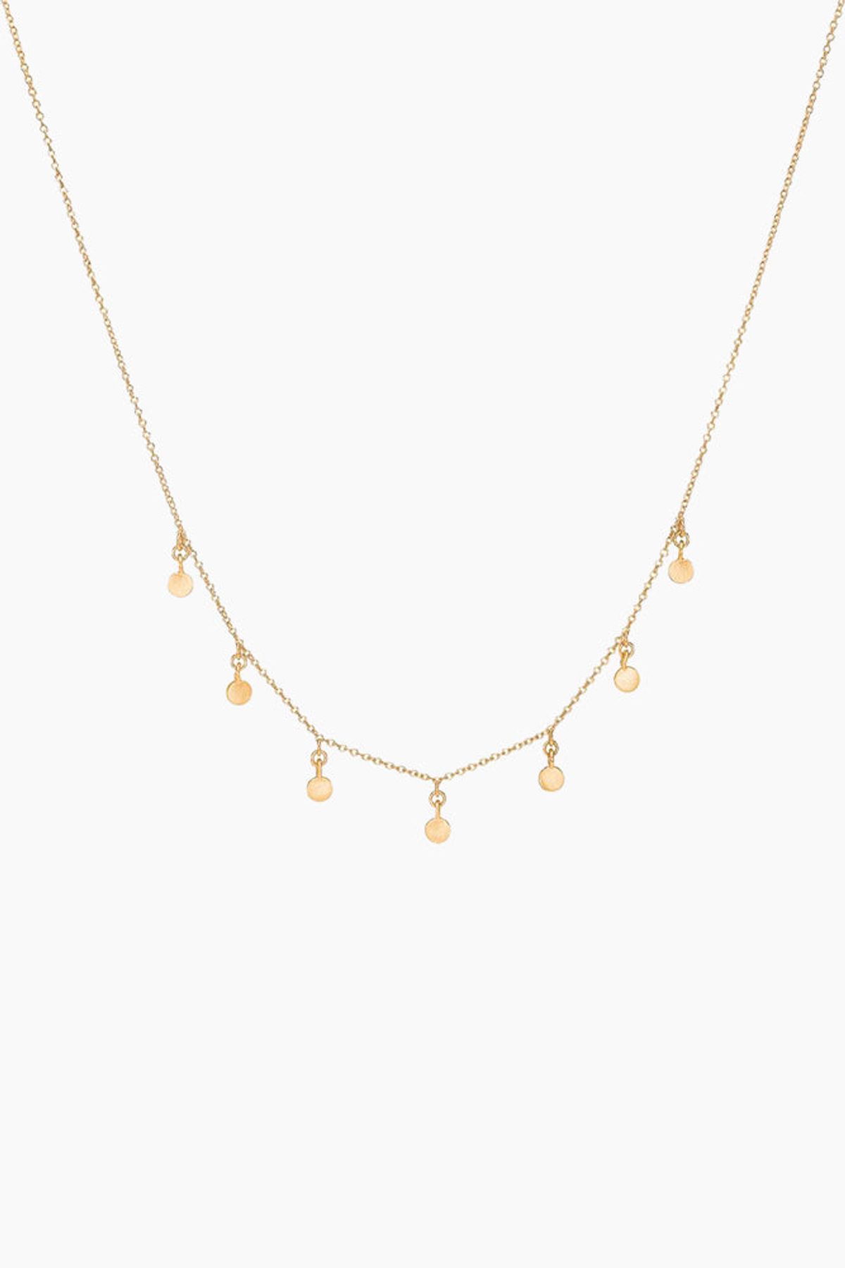 Raindrops Choker - Gold - ENAMEL - Guld One Size