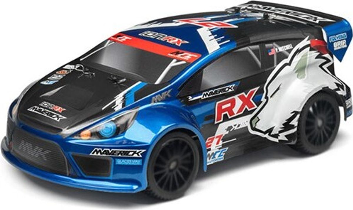 Rally Painted Body Blue With Decals (ion Rx) - Mv28070 - Maverick Rc