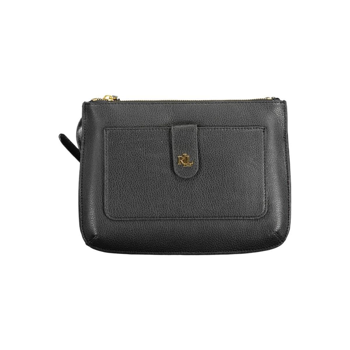 Ralph Lauren Black Leather Handbag