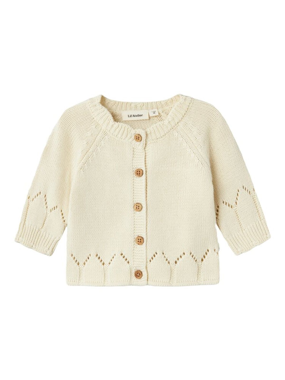 Ramla langærmet strik cardigan - TURTLEDOVE - 74