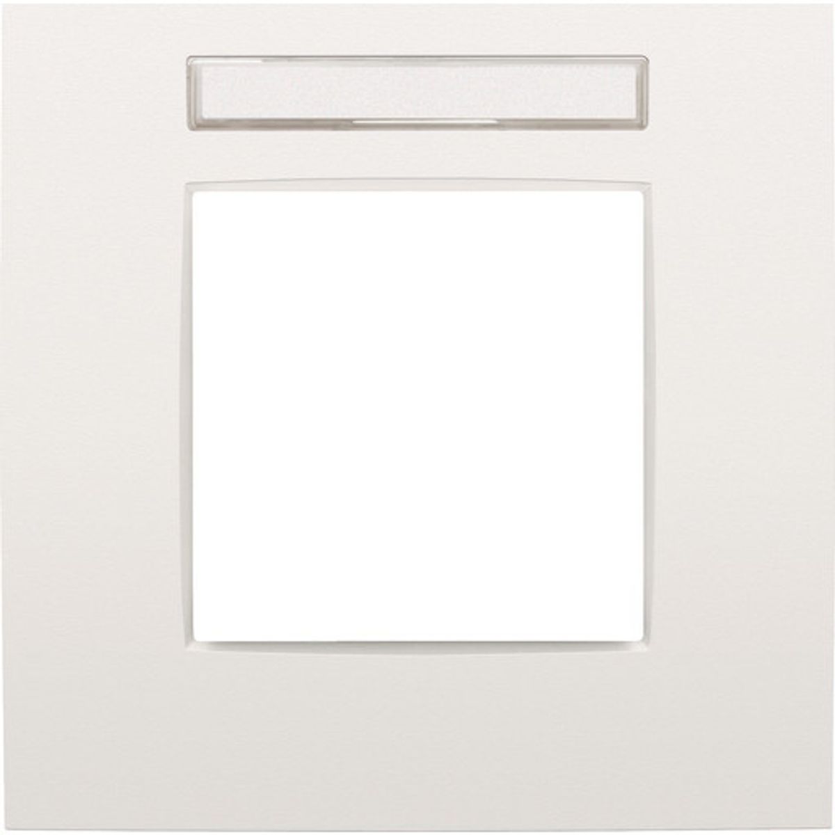 RAMME 1-MODUL TEKSTFELT WHITE