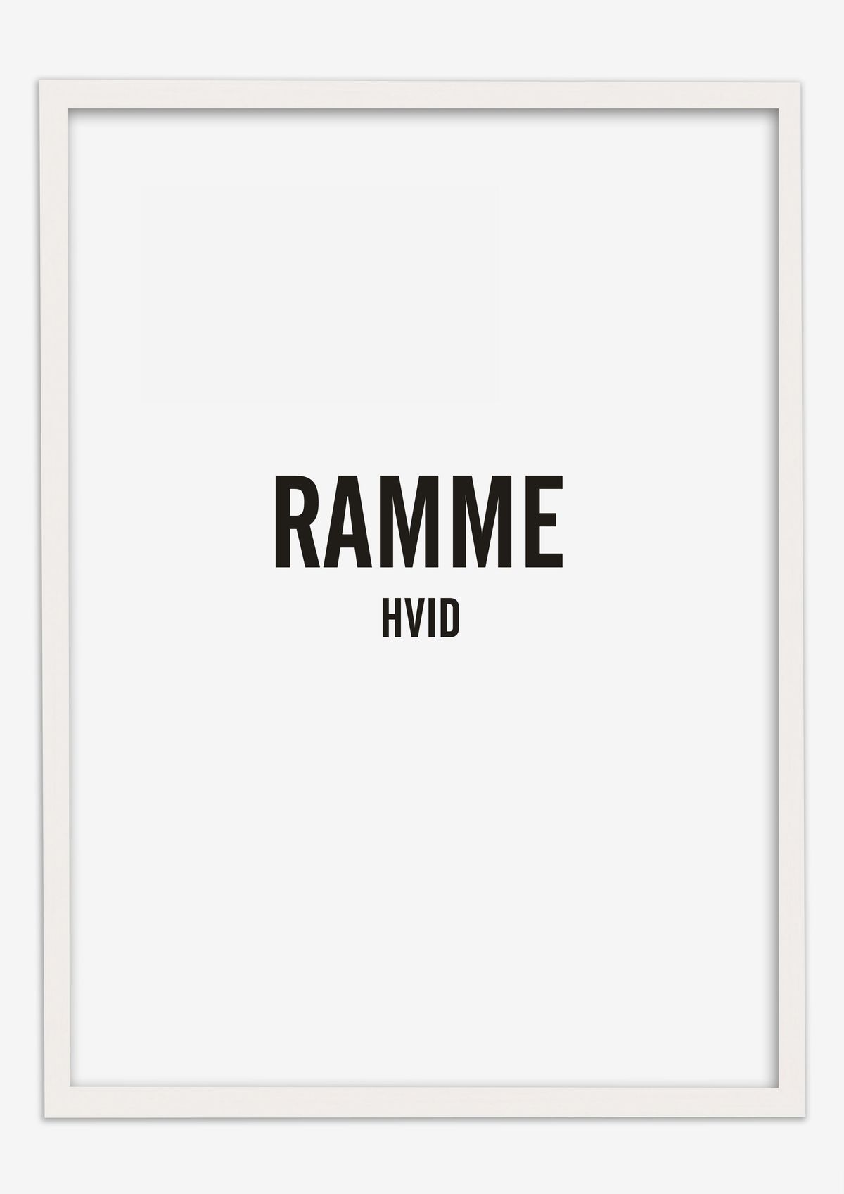 Ramme (hvid) - 30x40 cm