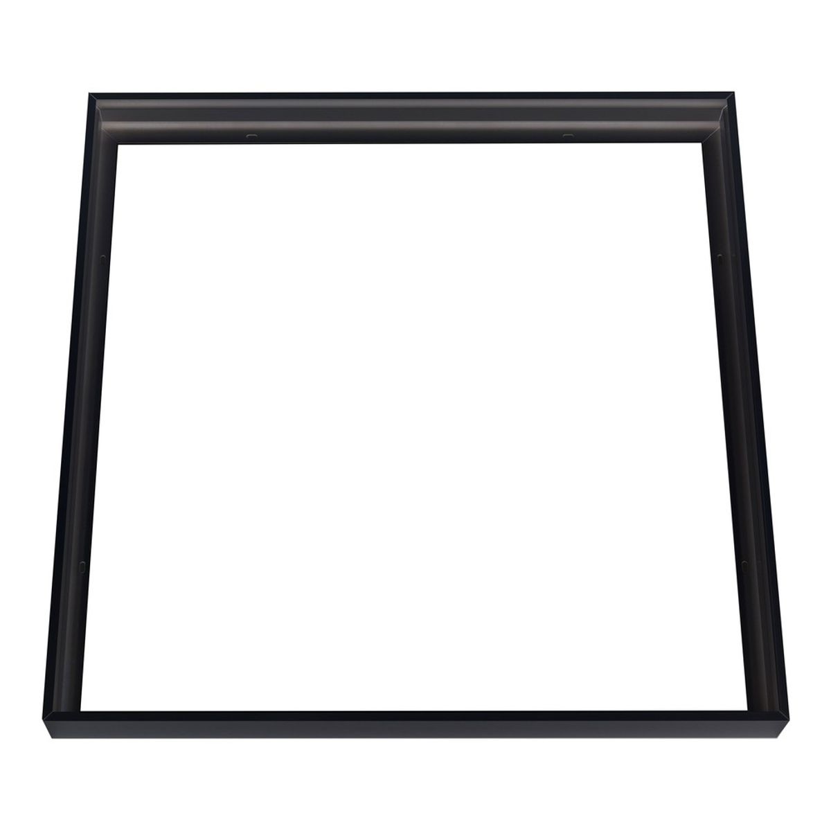 Ramme til 60x60 LED panel, sort - Hurtig skrueløs samlesæt, sort kant