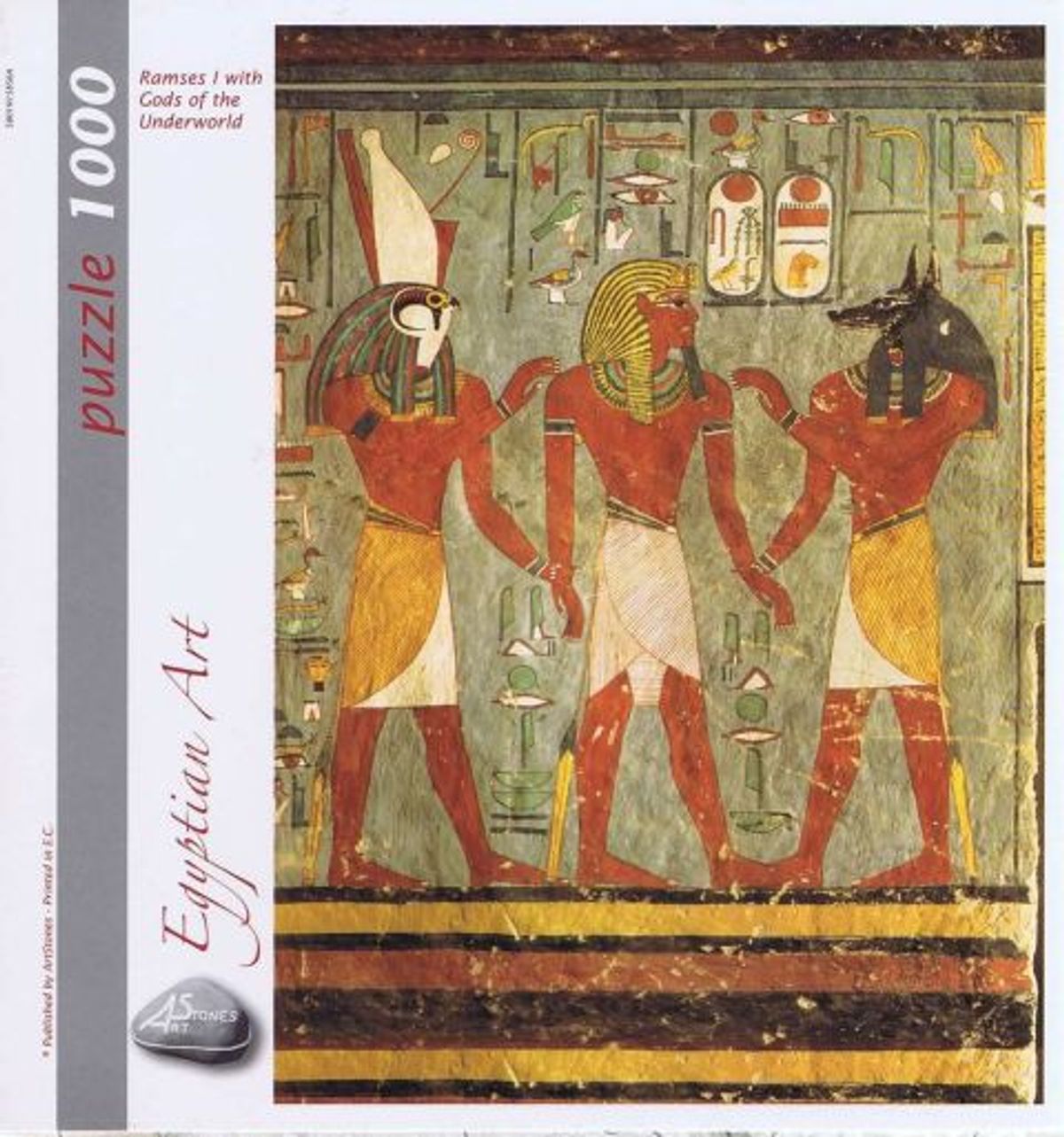 Ramses I with Gods of the Underworld, 1000 brikker