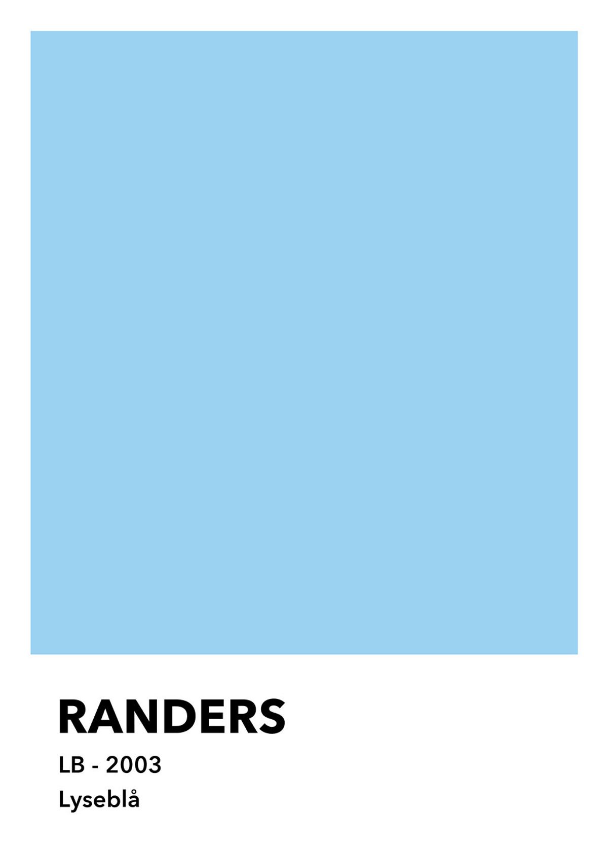 Randers - Lysebl? af Ol? Ol?