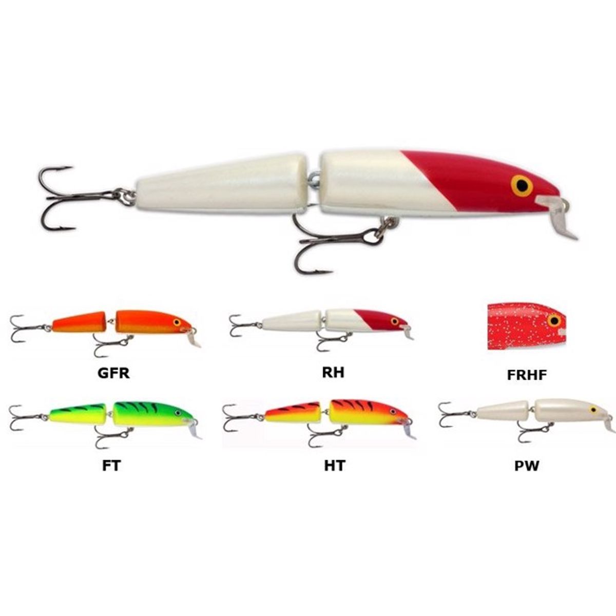 Rapala Countdown jointed wobler, 7 cm-FRHF - Wobler