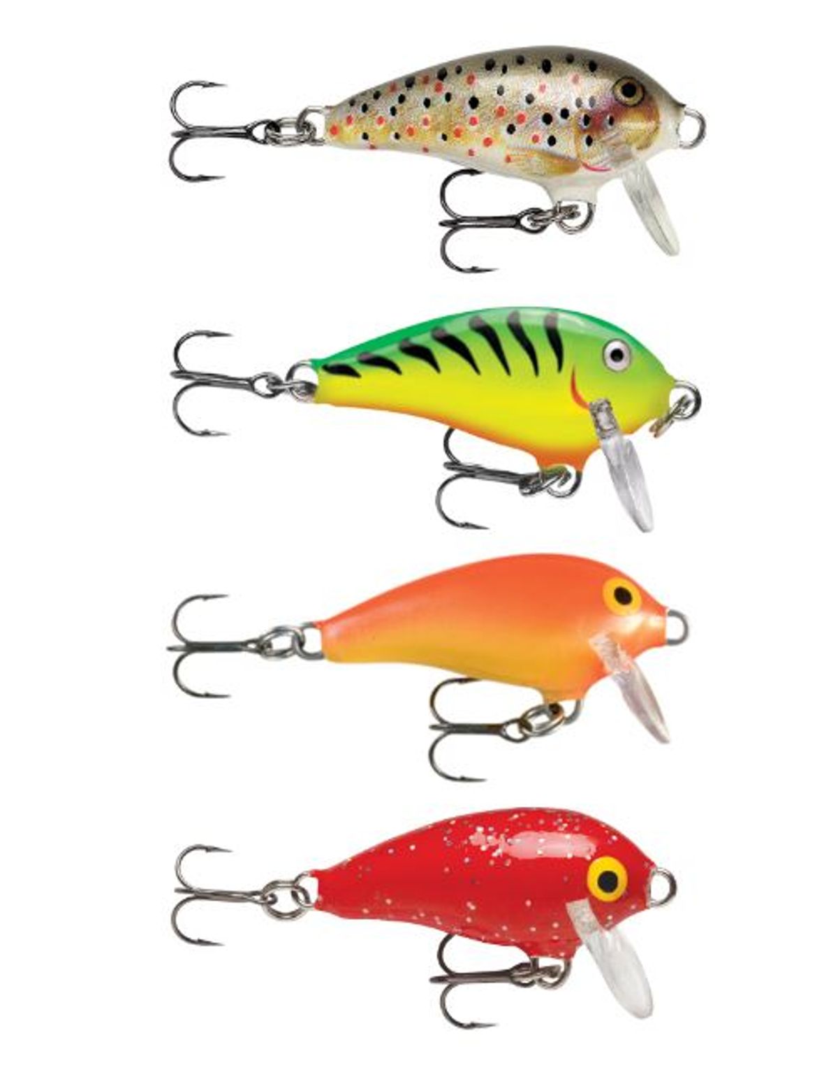 Rapala Mini Fat Rap 3cm - Gold Fluo Red