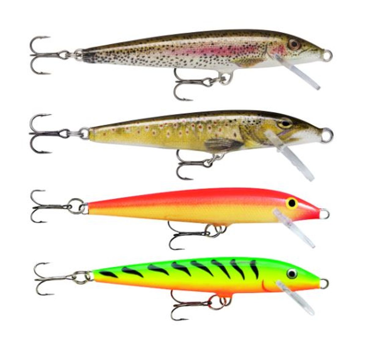 Rapala Original Floating 5cm - Gold Fluo Red