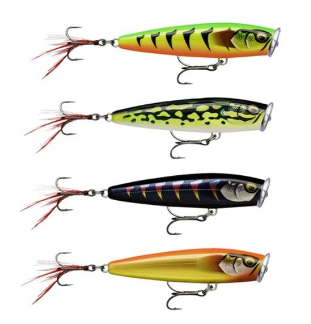 Rapala Skitter Pop Elite 75 Glided - Fire Tiger