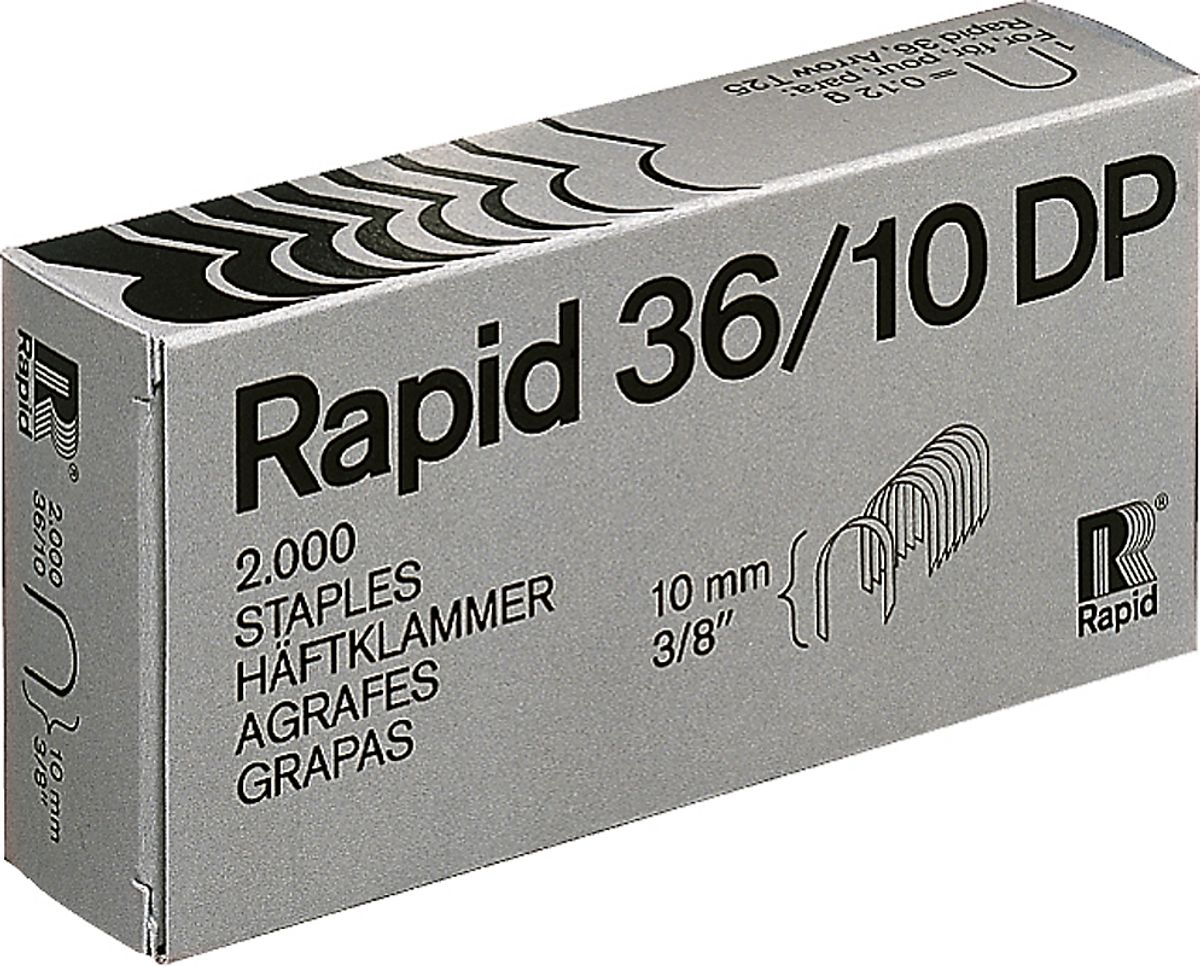 Rapid Kabelklamme no.36, 10 mm DP sikrer maksimal befæstigelse, HV-pak á 1000