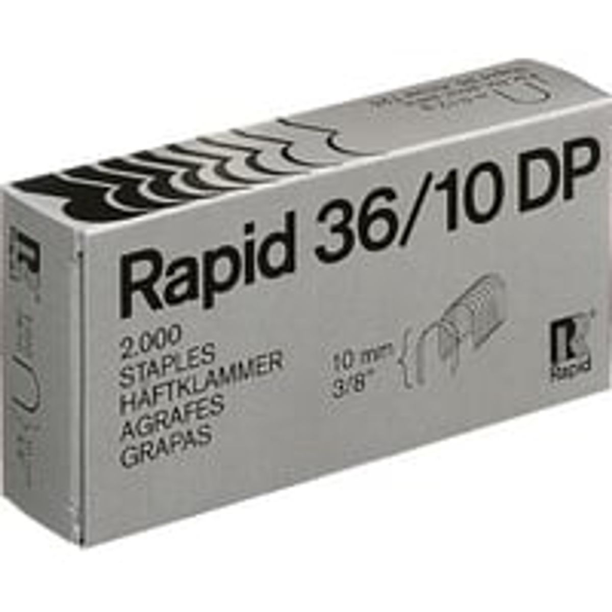 Rapid Kabelklamme no.36, 12 mm DP sikrer maksimal befstigelse, HV-pak 1000