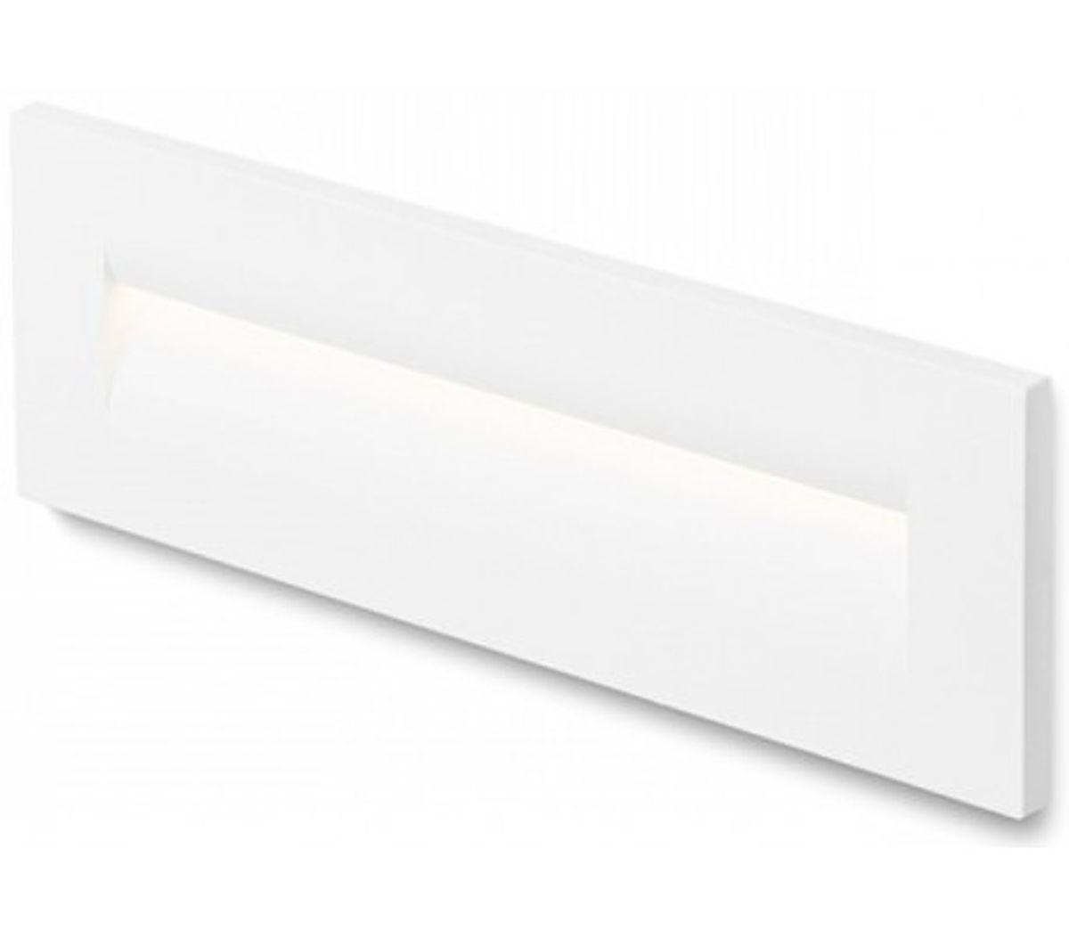 Rasq Væglampe til indbygning 25 x 8,6 cm 8,5W LED - Hvid