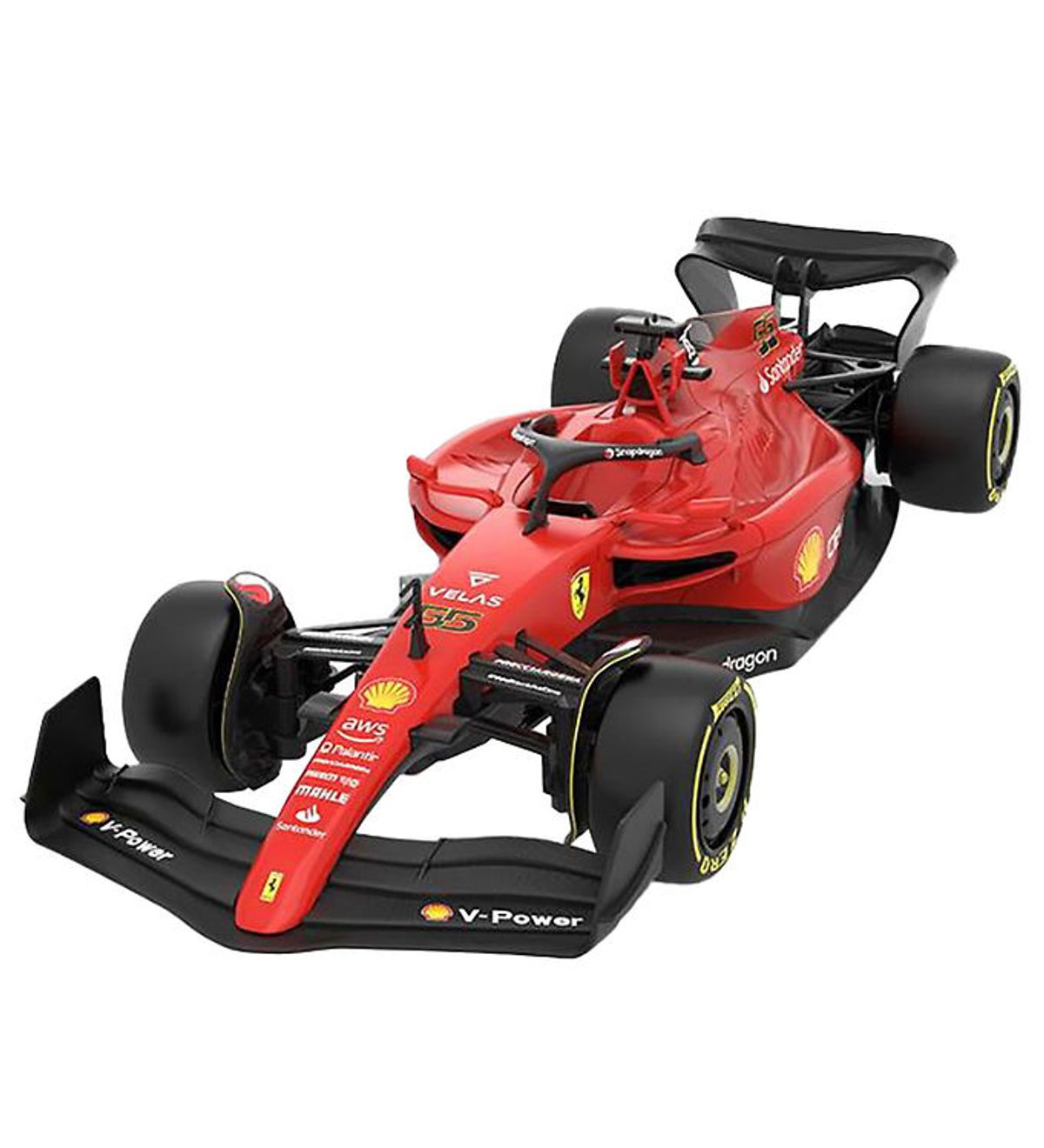 Rastar Fjernstyret Bil m. Lys - Ferrari F1-75 - 1:18