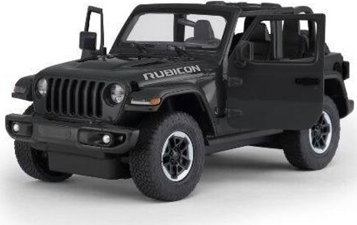 Rastar - Rc 1:14 Jeep Wrangler 2.g A/b - Black (23037)