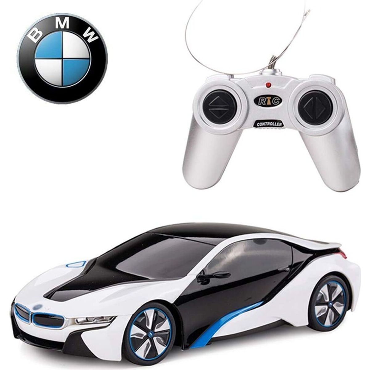 Rastar - Rc Bmw I8 Fjernstyret Bil - 1:24 - Sølv