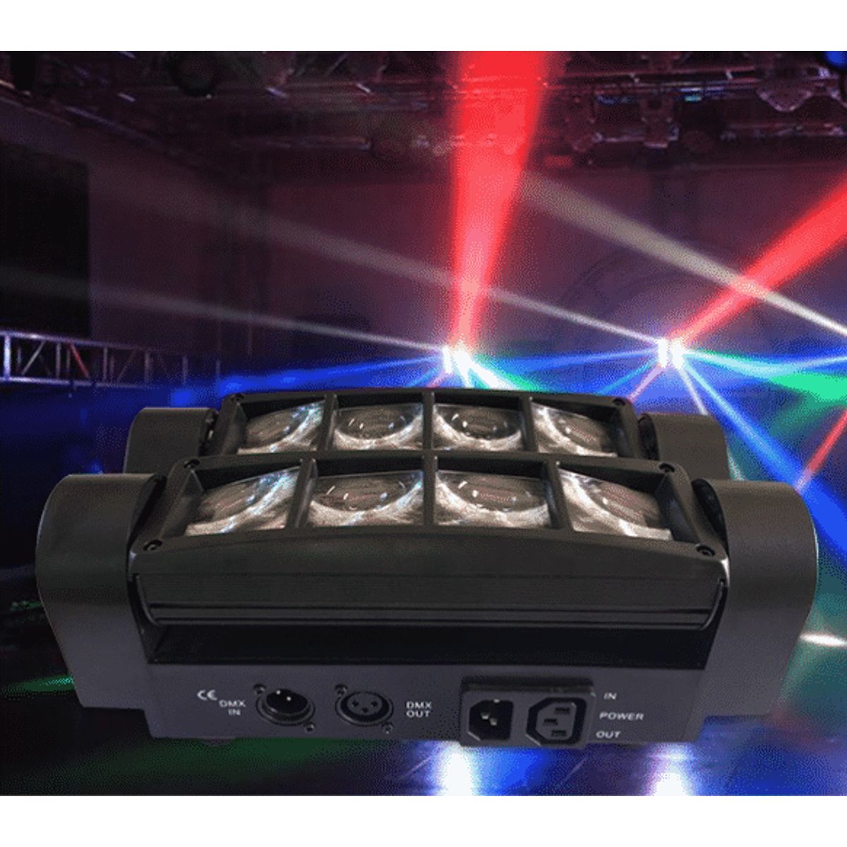 Rave Party - LED Spider Laser Light - Scene/ Diskoteks belysning - iHero