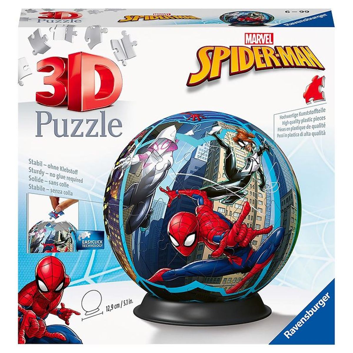 Ravensburger 3D Puslespil - 72 Brikker - Spider-Man