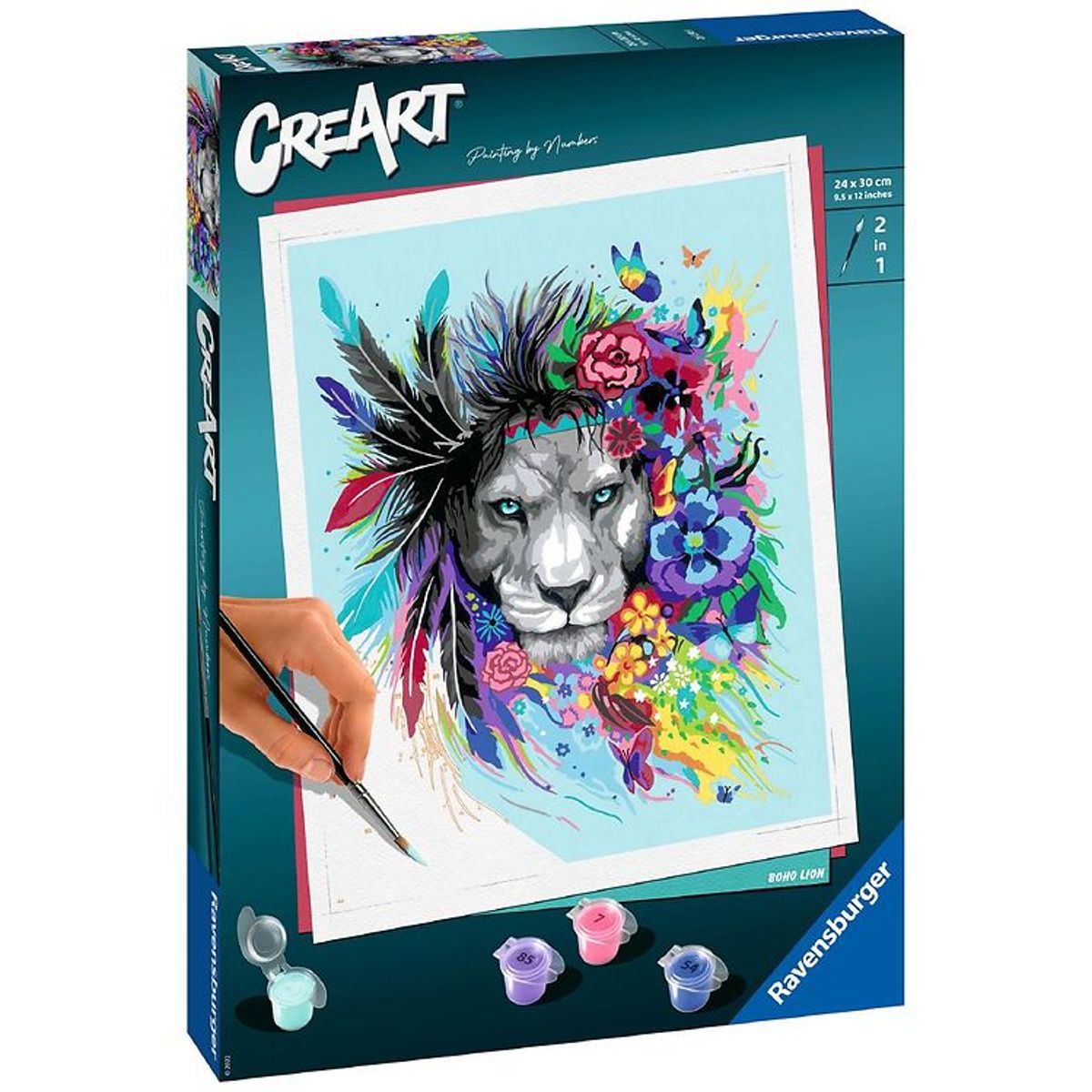 Ravensburger CreArt Malesæt - Boho Lion