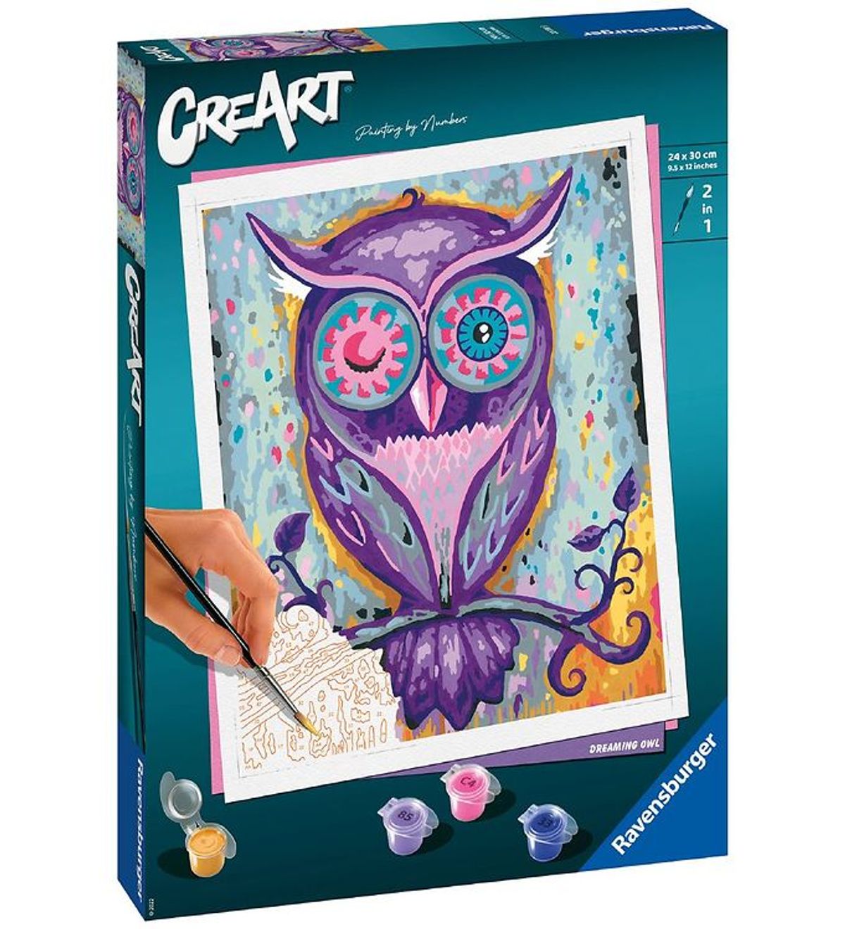 Ravensburger CreArt Malesæt - Dreaming Owl