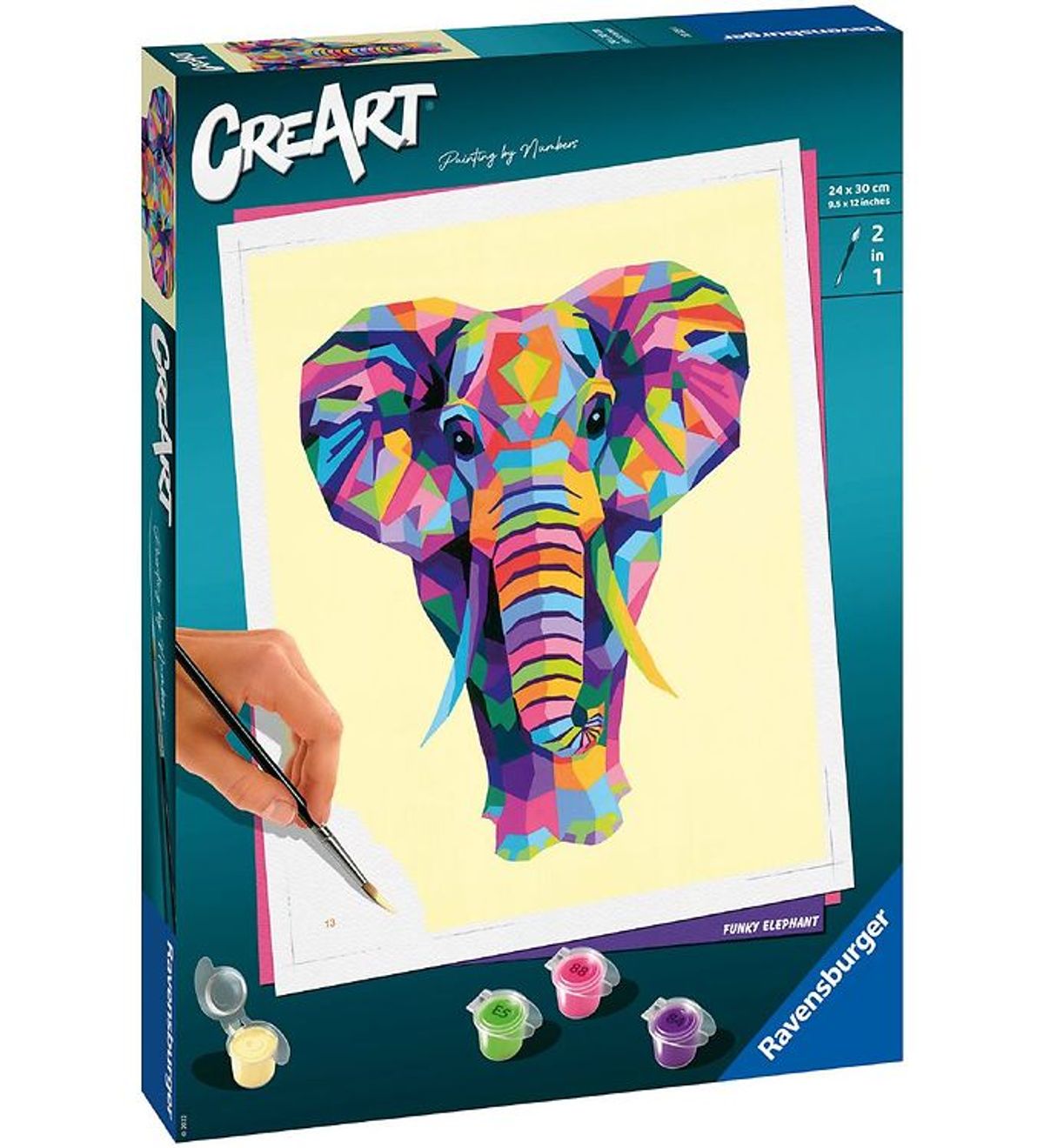 Ravensburger CreArt Malesæt - Funky Elephant