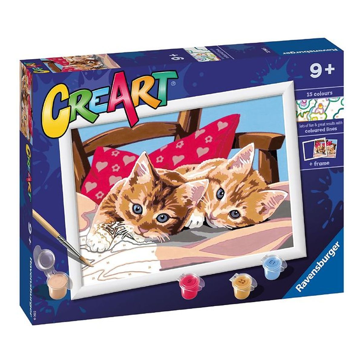 Ravensburger CreArt Malesæt - Two Cuddly Cats