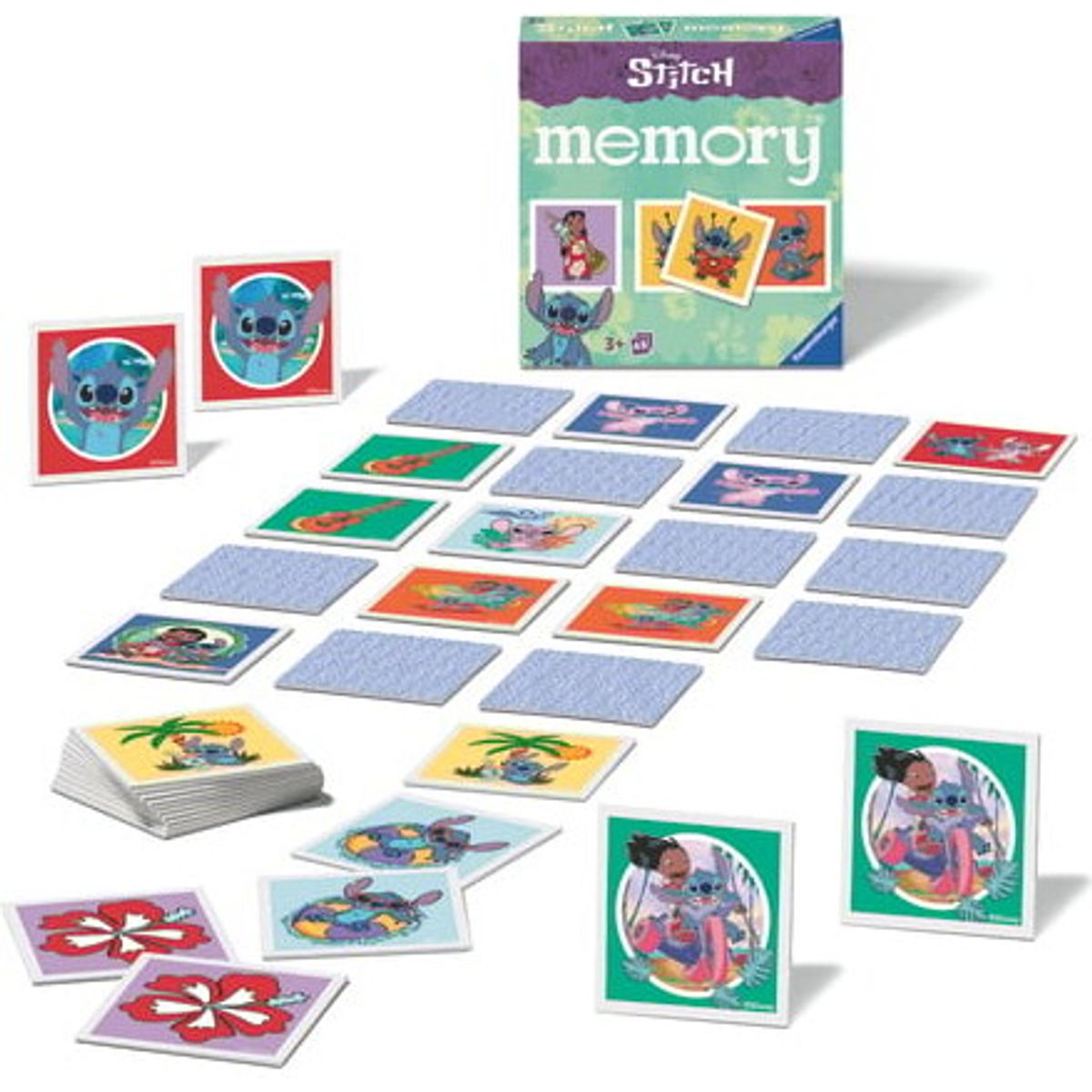 Ravensburger - Disney Stitch Mini Memory - 48 Kort