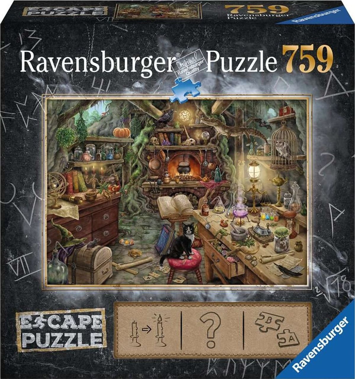 Ravensburger Escape Puzzle - Puslespil Med 759 Brikker - Hekse-køkken