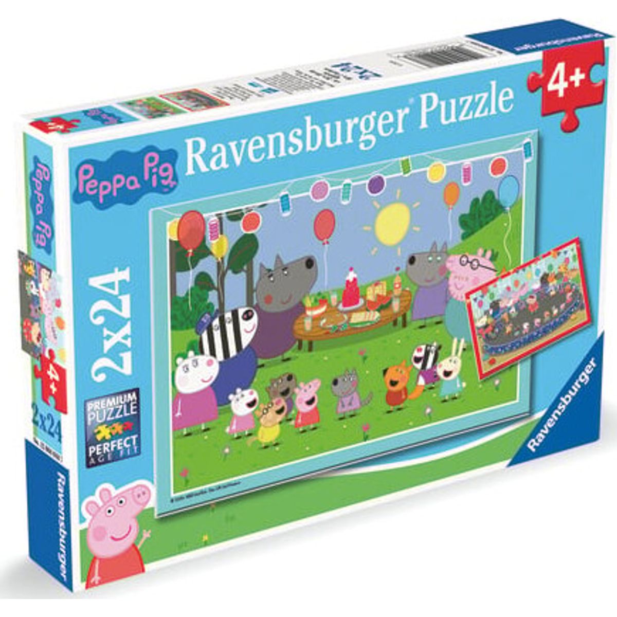 Ravensburger - Peppa Pig 2x24 Brikker