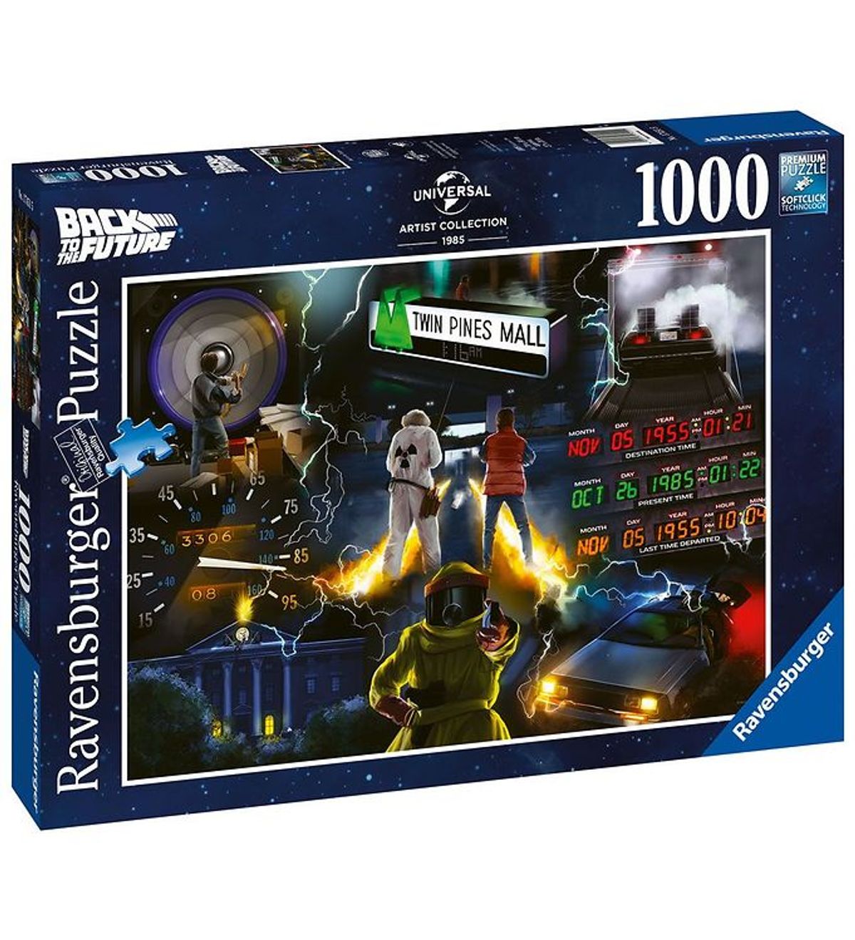 Ravensburger Puslespil - 1000 Brikker - Back To The Future