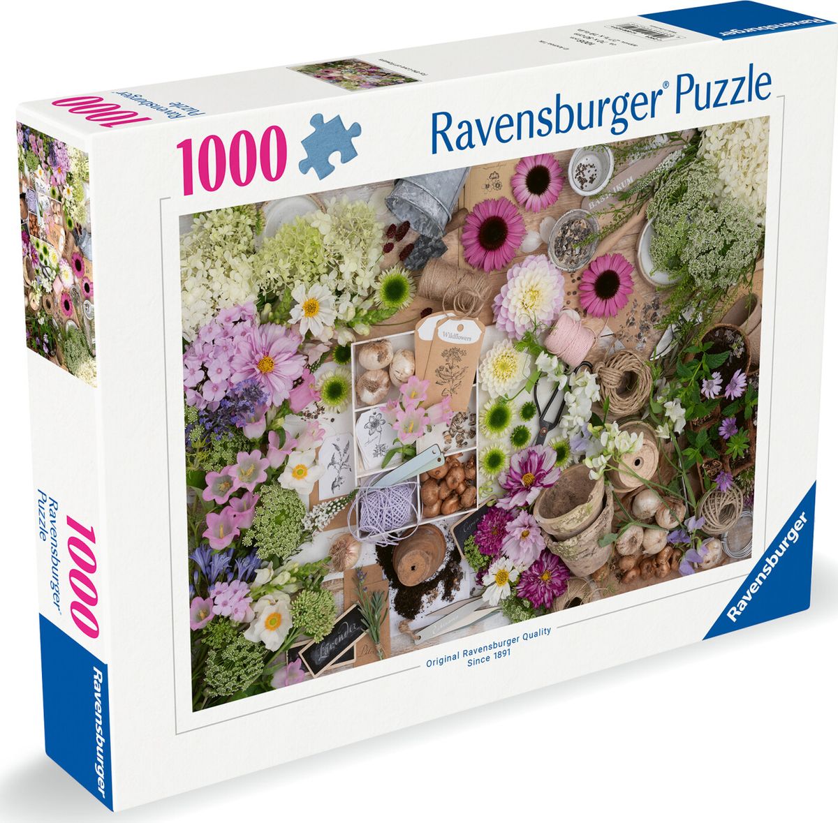 Ravensburger Puslespil - 1000 Brikker - Blomster Kærlighed