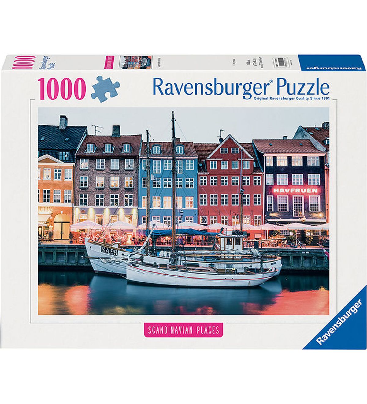 Ravensburger Puslespil - 1000 Brikker - Copenhagen Denmark