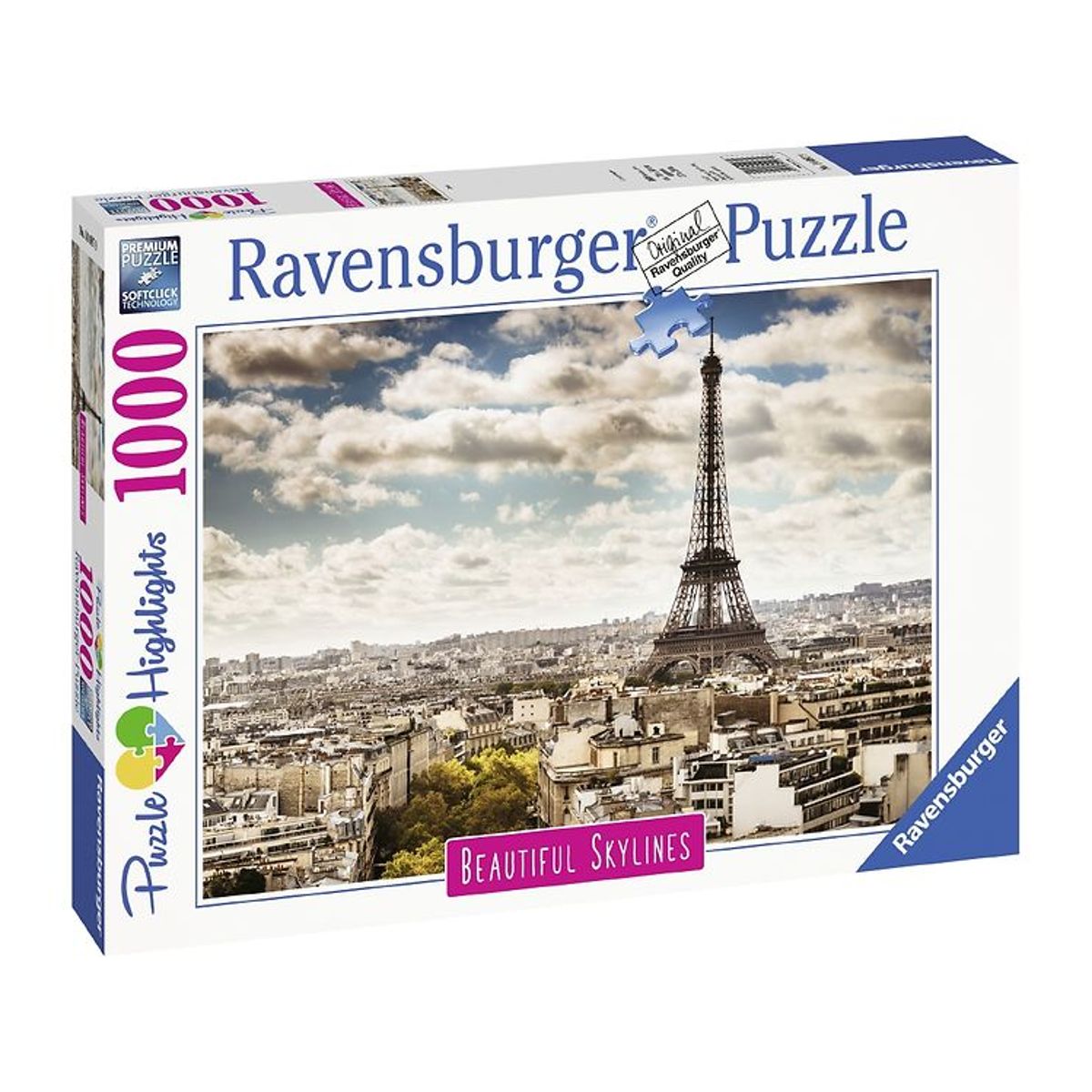 Ravensburger Puslespil - 1000 Brikker - Paris