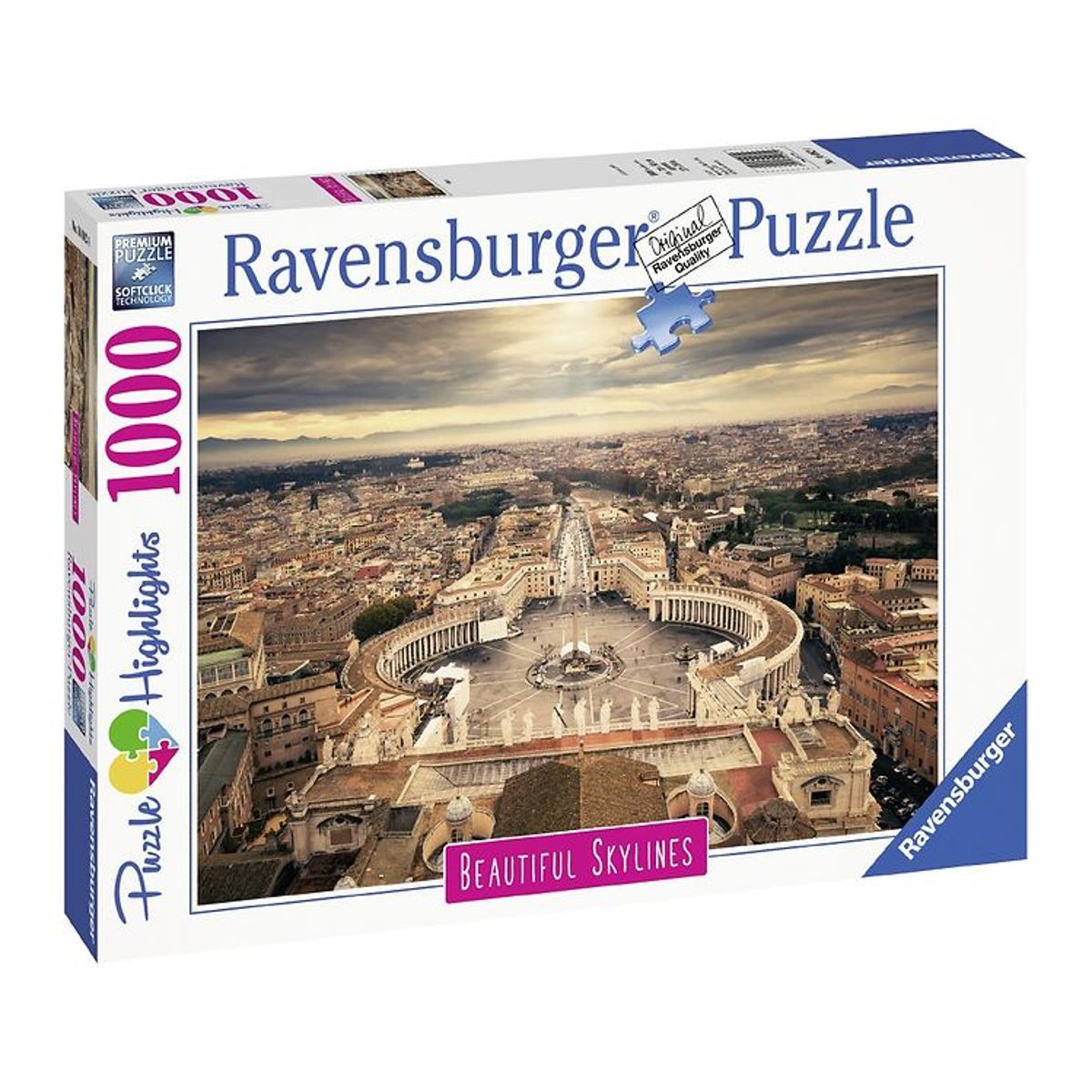 Ravensburger Puslespil - 1000 Brikker - Rome