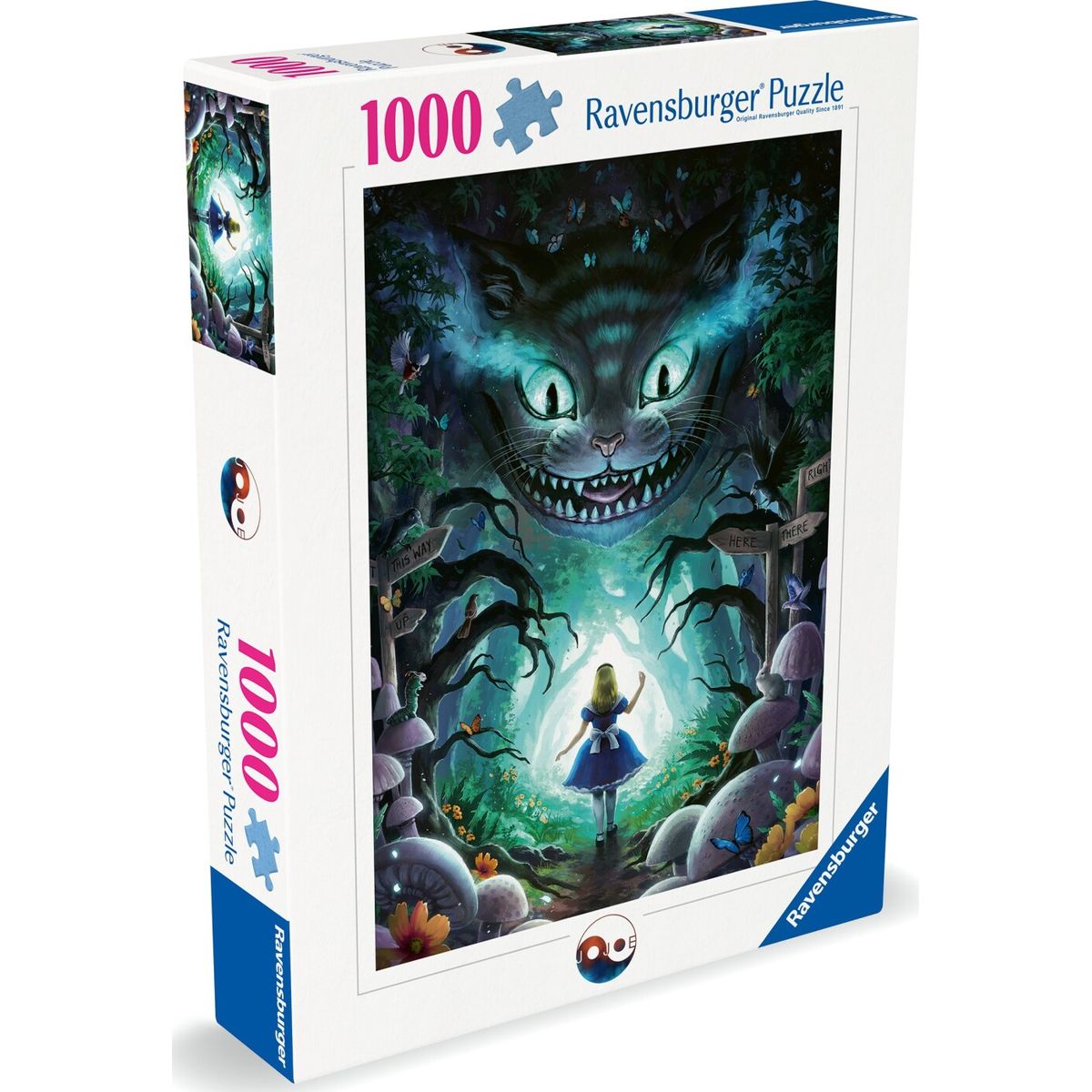 Ravensburger Puslespil - Alice In Wonderland - 1000 Brikker