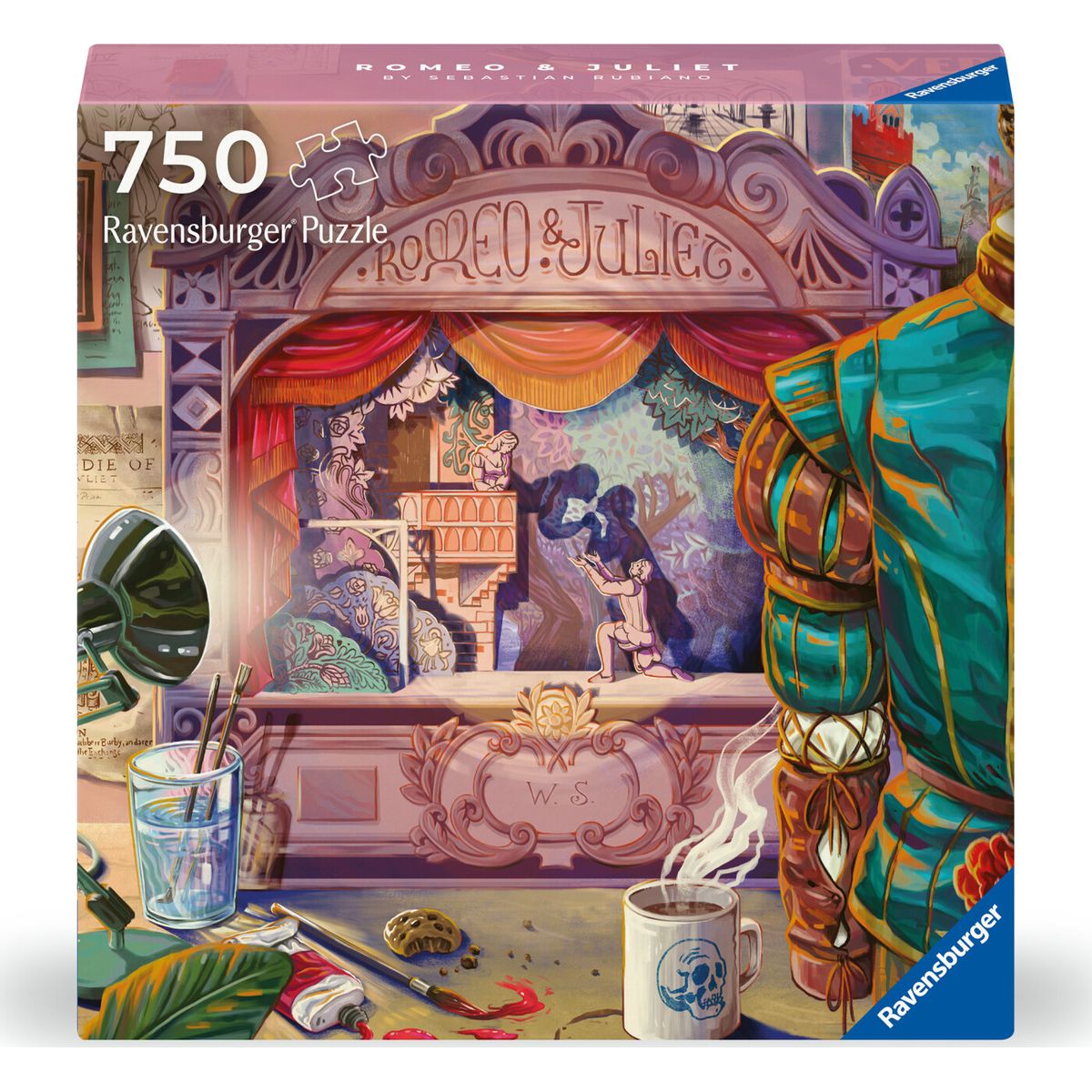 Ravensburger Puslespil - Art And Soul - 750 Brikker - Romeo Og Julie