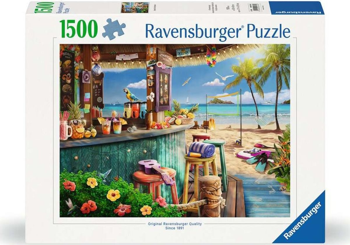 Ravensburger Puslespil - Beach Bar Breezes - 1500 Brikker