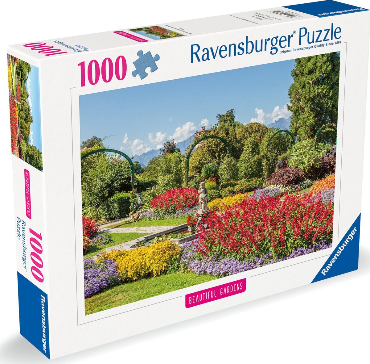 Ravensburger Puslespil - Beautiful Gardens - Villa Pallavicino Park - 1000 Brikker