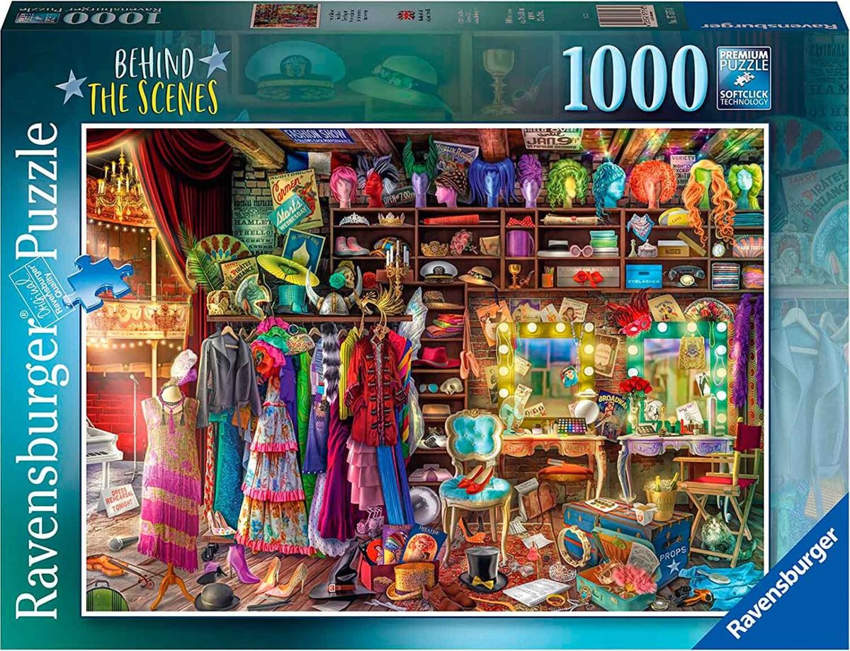 Ravensburger Puslespil - Behind The Scenes Aimee Stewart - 1000 Brikker