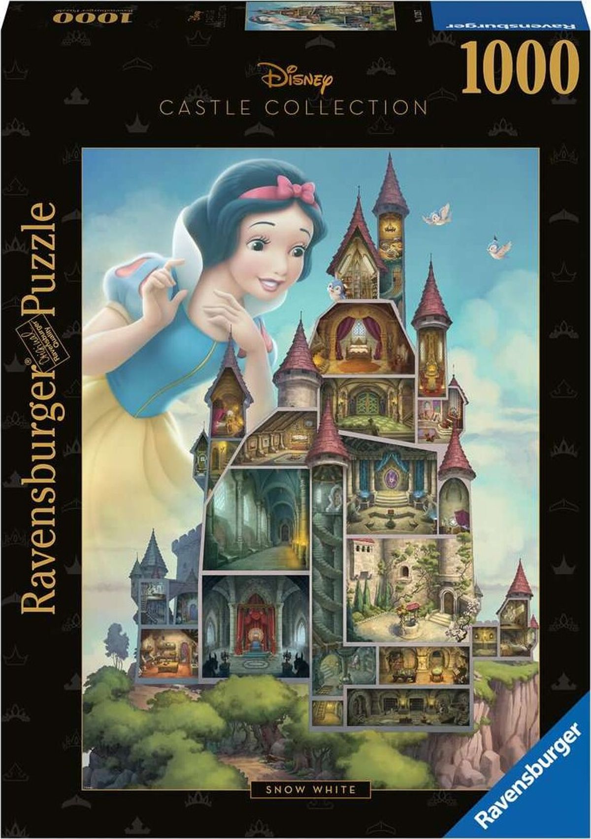 Ravensburger Puslespil - Disney Castle - Snehvide - 1000 Brikker