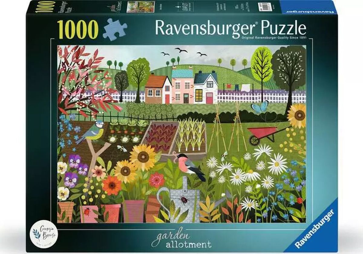 Ravensburger Puslespil - Garden Allotment - 1000 Brikker